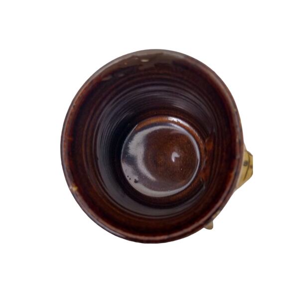 Vtg Studio Art Pottery Ugly Face Mug Artist Signed - Picture 5 of 7